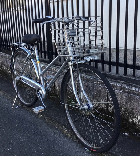 整備済＞ブリヂストン・27インチ自転車・内装3段変速・LEDオートライト