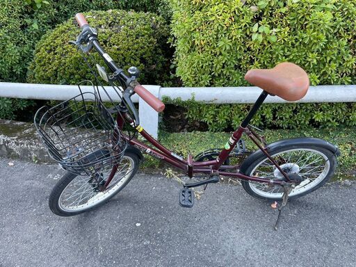 J046☆値下げ☆使用感有り☆折りたたみ自転車☆Heure dexcitation☆6段