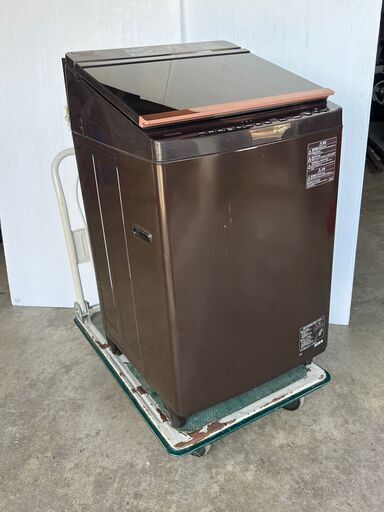 東芝　10Kg 全自動洗濯乾燥機　AW-10SV5 　グレインブラウン  TOSHIBA  　お近くなら無料配達いたします