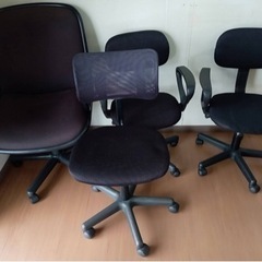 【お取引先決定‼️】オフィス用　椅子4個セット