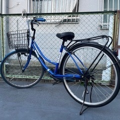 自転車　青