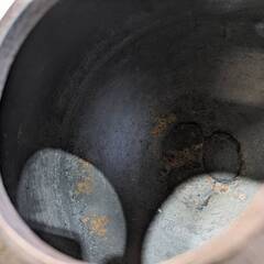 【愛品倶楽部柏店】宝積正一　茶道　尻張釜　炉釜　