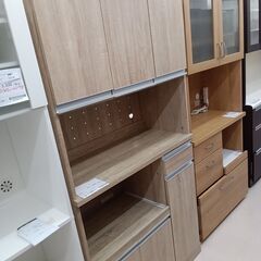 ☆ジモティ割あり☆ レンジボード 木目調 W90×D39.5×H181.5 クリーニング