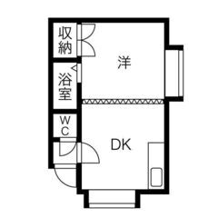 🐄【白石区★1DK】敷金礼金なし☆最上階・角部屋◎バス・トイレ別🛁/🚽ネット対応◎都市ガス♪🐄 - 不動産