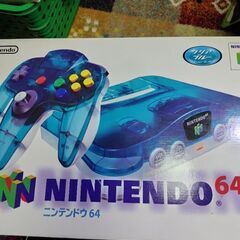 Nintendo64  クリアブルー　NUS-001