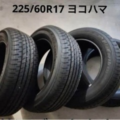 225/60R17 アルファード30 新車外し ヨコハマ タイヤ4本