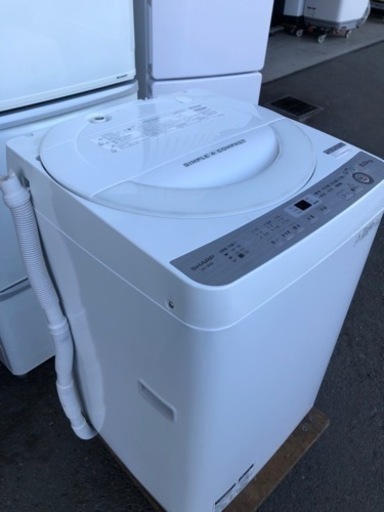 福岡市内配送設置無料　シャープ SHARP ES-GE6B-W [全自動洗濯機(6.0kg) ホワイト系]