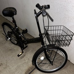【ネット決済】2回のみ使用　20インチ折りたたみ自転車