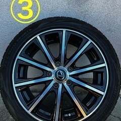 【美品】17インチホイール 4本セット　セダンにおすすめ