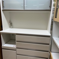 J3237 現行販売品 美品 ニトリ NITORI  ポスティア120 食器棚  キッチンボード キッチン収納 クリーニング済み 新品参考価格112,900円