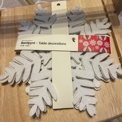 フライングタイガー　テーブルデコレーション　雪の結晶