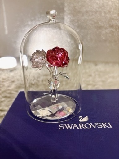 【値下げしました】SWAROVSKI オブジェ　バラ