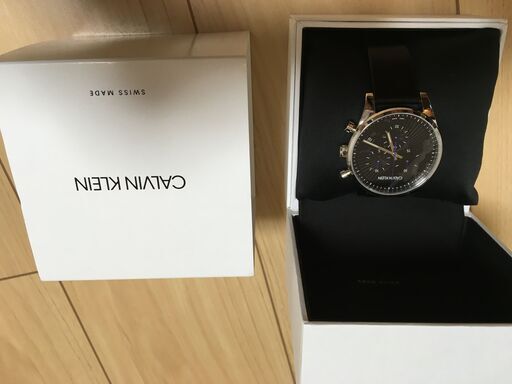 カルバンクライン ck Calvin Klein 腕時計 クロノグラフ スイス製 ステッドファスト 42mm K8S271C1 メンズ