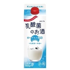 4本　國盛 乳酸菌のお酒パック 500ml 