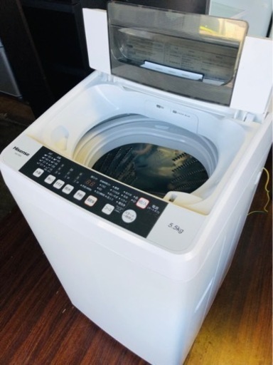 福岡市内配送設置無料　HW-T55A 全自動洗濯機 [洗濯5.5kg /乾燥機能無 /上開き]