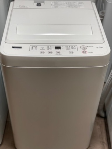 【未使用品】送料・設置込み可　洗濯機　4.5kg ヤマダ　2023年