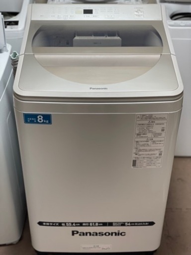 送料・設置込み可　洗濯機　8kg Panasonic 2020年