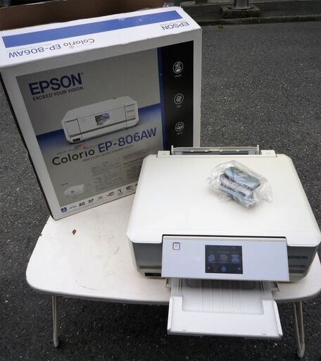 ☆エプソン EPSON Colorio EP-806AW インクジェット複合機◆コンパクトボディーで使いやすい