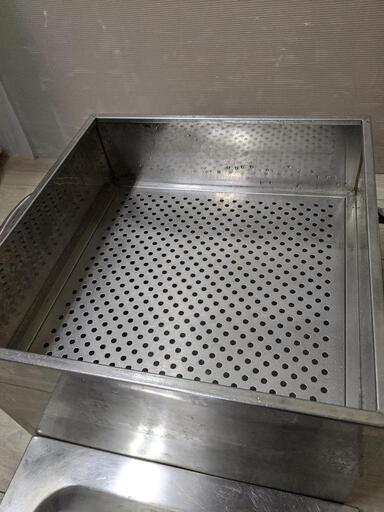 業務用 ステンレス製蒸し器 1段 角形 40cm角 / せいろ 蒸篭 セイロ 角