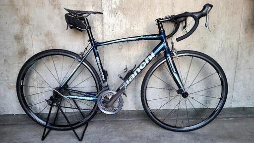 Bianchi　ロードバイク　SHIMANO　105\u0026アルテグラSTIシフトレバー