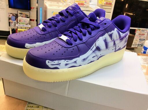 NIKE｜AIR FORCE1 ’07 SKELETON｜コートパープル