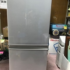 【中古】シャープ冷蔵庫　137L SJ-D14C-W