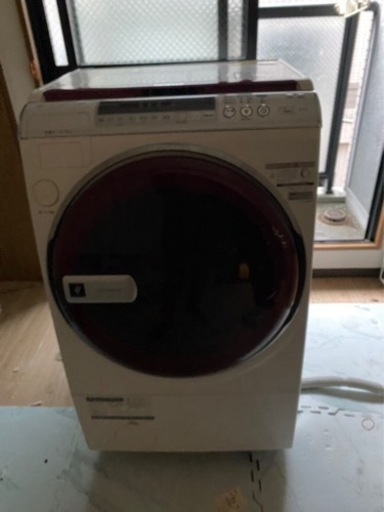 ドラム式洗濯機　シャープ　ES-V510