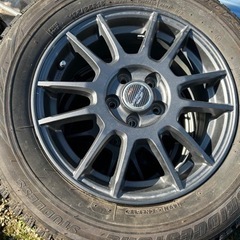 アルミタイヤ付 4本セット 195/65R-15 2016年中古　