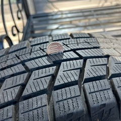 【購入者決定】冬タイヤ　値下げ、運搬可【アクア、ヤリス、フィールダーなどに適応】アルミとスタッドレス4本組み