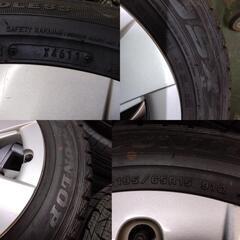 30プリウス 純正アルミホイール スタッドレスタイヤセット 195/65R15 DUNLOP