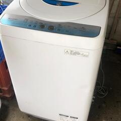 SHARP全自動洗濯機　5.5キロ無料