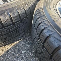 商談が成立しました🙆広島　軽自動車用　スタッドレスタイヤ　社外アルミホイール(美品)付き　4本セット