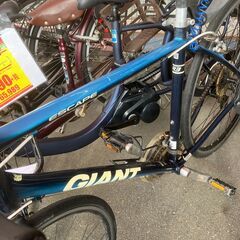 700C クロスバイク GIANT ESCAPE R3 2017 青系 スポーツタイプ 自転車※ギア調子悪い為現状販売 No.693● ※現金、クレジット、スマホ決済対応※