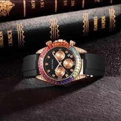 新春大セール　人気腕時計　ラインストーン　カジュアルコーデ　モテアイテム　モテファッション　大人オシャレ　オシャレアイテム　プレゼントや贈り物にもおすすめ 新春大セール 人気腕時計 ラインストーン カジュアルコーデ モテ