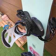 スノーボード　板　ビンディング&ケース付き