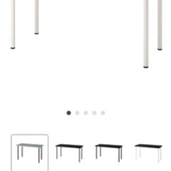 【ネット決済・配送可】IKEA オフィスデスク　キャビネットセット