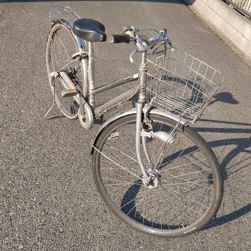 27インチ パナソニック 内装3断片速 自転車 シルバー