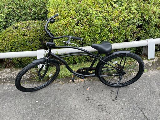ビーチクルーザー　No.1199　a.n.design works　CB26BC　ブラック　26インチ　【リサイクルショップどりーむ鹿大前店】