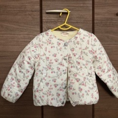 【美品】花柄ブルゾン（100サイズ）