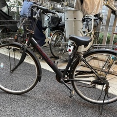 【ネット決済】27型　自転車　ママチャリ　3段変速付き