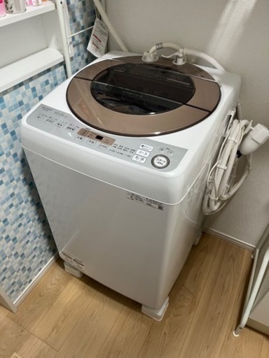 予定者決定-洗濯機 10kg SHARP 2020年製　引き取り日指定1/4 AM