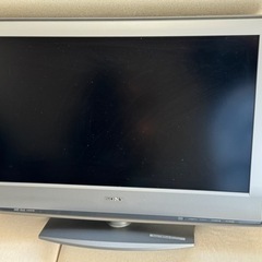 【無料譲渡】　32型液晶テレビ　地デジカード無し