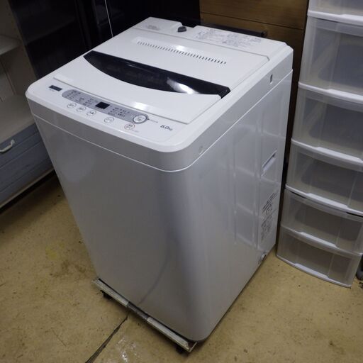 2019年製 ヤマダ電機オリジナル 全自動電気洗濯機 (6kg) 配達設置対応/1カ月保証 YWM-T60G1