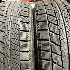 195/65R15バリ山スタッドレスタイヤ付きホイール4本 プリウス等 ランクB