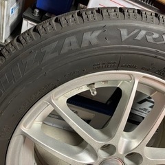 195/65R15バリ山スタッドレスタイヤ付きホイール4本 プリウス等 ランクB