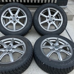 175/65R15スタッドレスタイヤ付きホイール4本　アクア、ヴ...