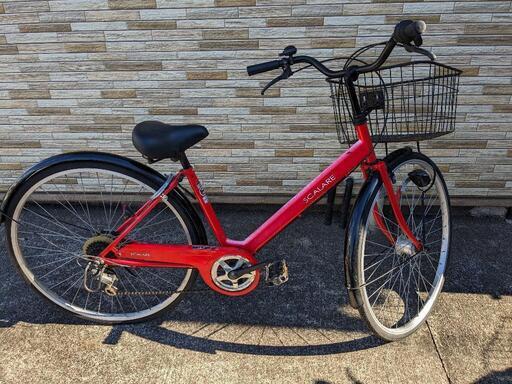 中古自転車 6段変速27インチ LEDオートライト 軽整備済み 防犯登録対応 町田市 相模原市 SO171