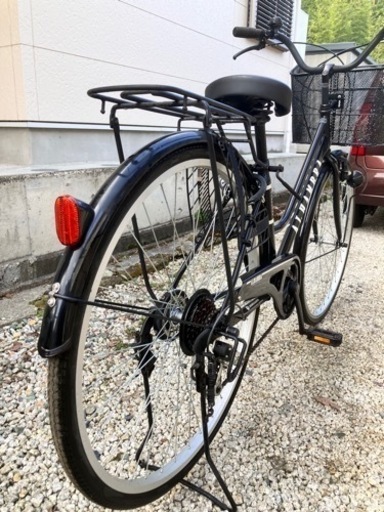 516、ママチャリ27インチ黒 ママチャリ 自転車27インチ 変速」の人気
