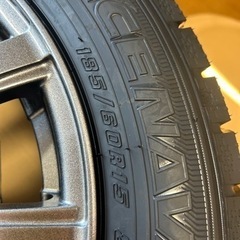 【ネット決済】185/60R15 スタッドホイールセット