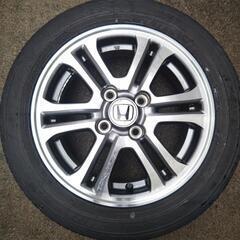 ホンダ純正 14インチ 】 中古アルミホイール (中古 夏タイヤ付)4本セット